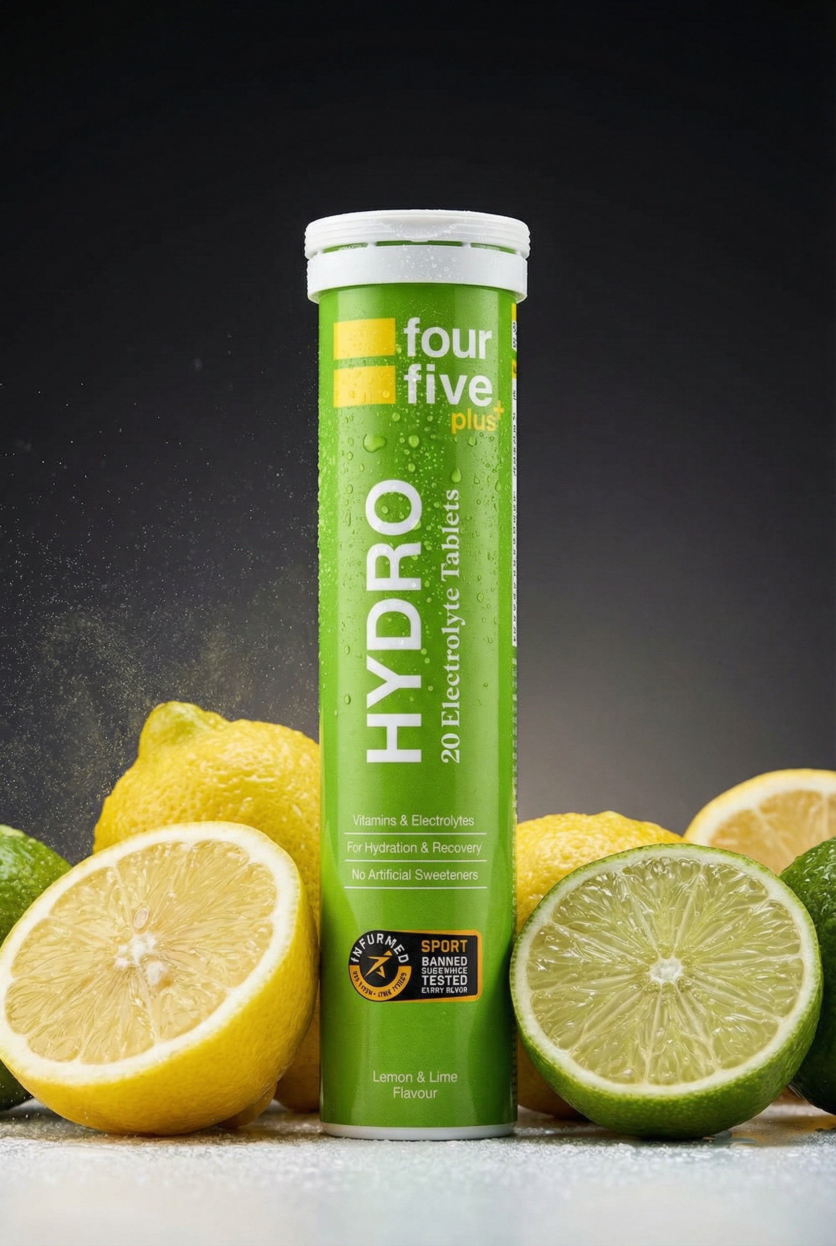 Koffeinfrie Hydrate-tabletter Lemon Lime