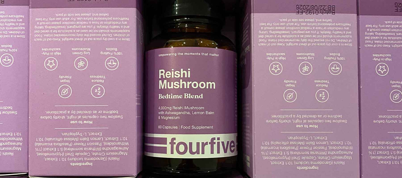Bedre og dypere søvn med Reishi og Ashwagandha