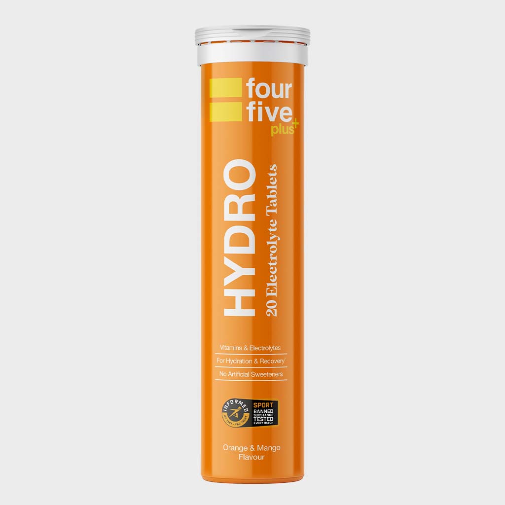 Koffeinfrie Hydrate-tabletter Mango/appelsin