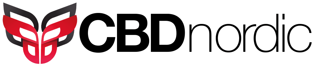 CBD Nordic sin logo med symbol og tekst
